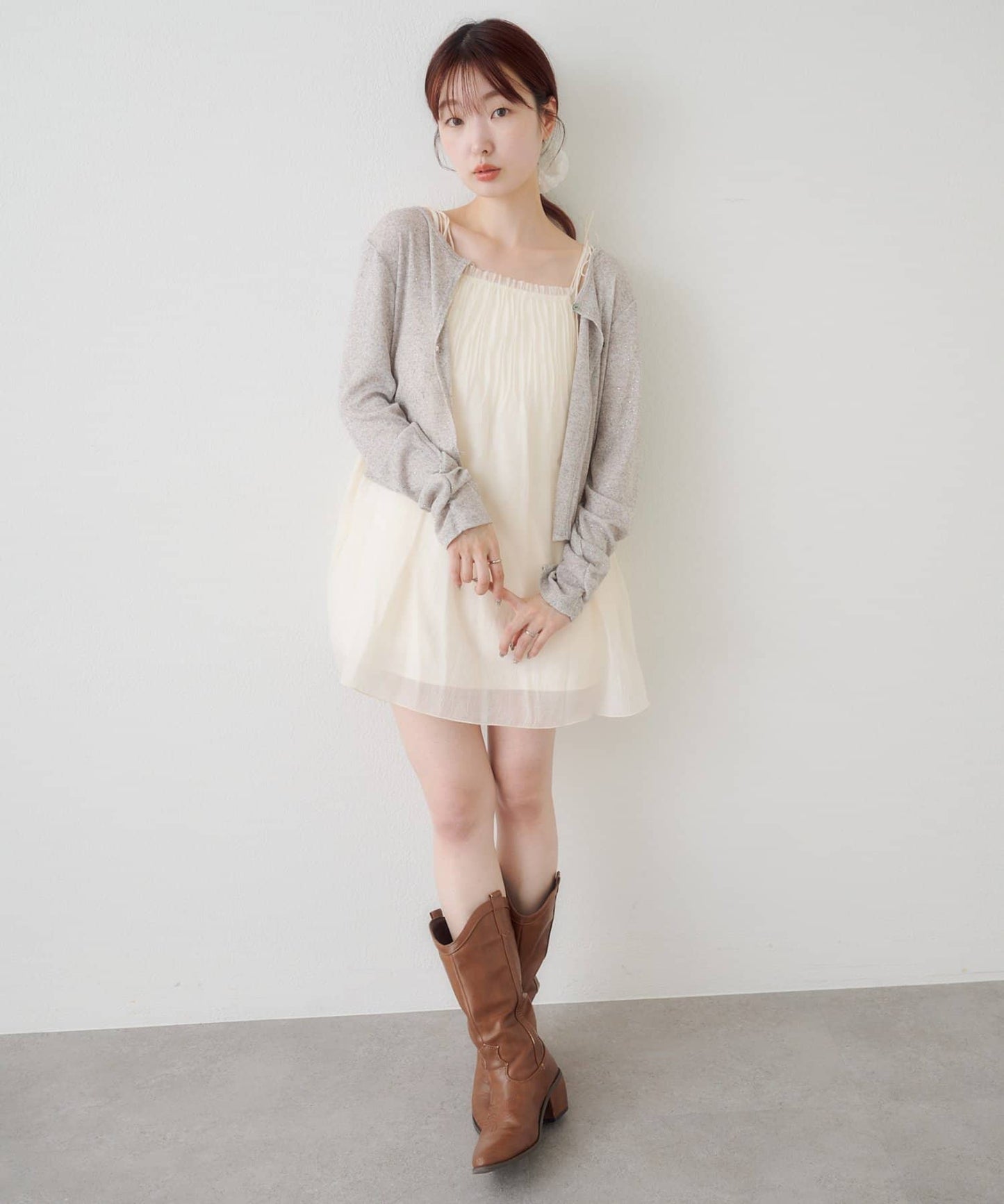 Kastane Pleated sheer Mini Dress - Image 28