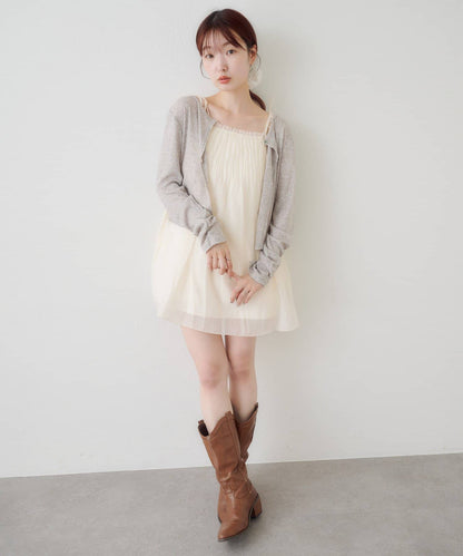 Kastane Pleated sheer Mini Dress - Image 28