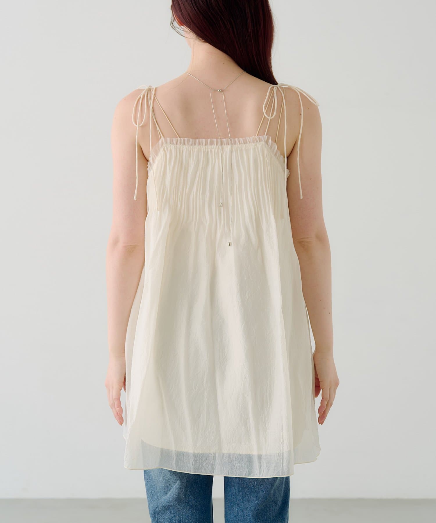 Kastane Pleated sheer Mini Dress - Image 40