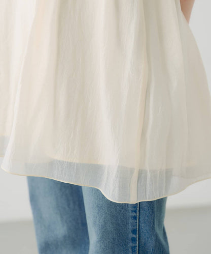 Kastane Pleated sheer Mini Dress - Image 44