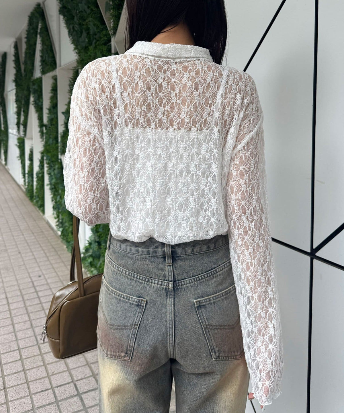 CIAOPANIC 2-Way Lace Polo 長袖 Top - Image 7