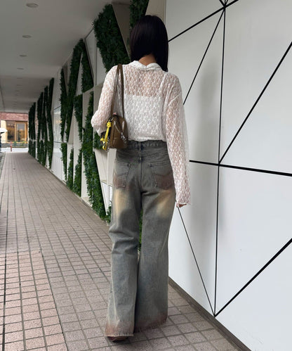 CIAOPANIC 2-Way Lace Polo 長袖 Top - Image 10