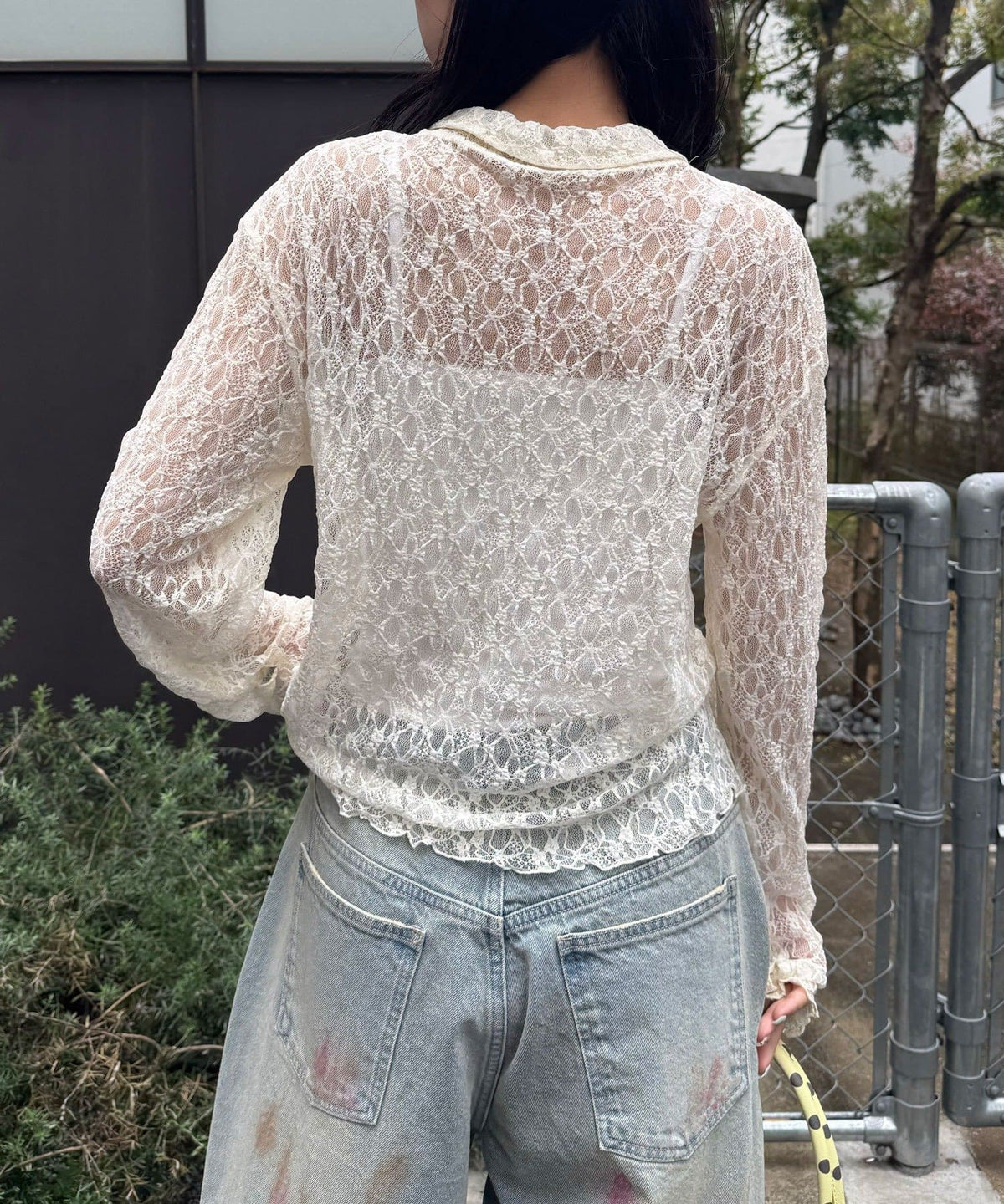 CIAOPANIC 2-Way Lace Polo 長袖 Top - Image 17