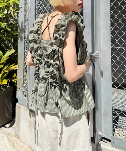 w closet Frilly sleeveless blouse - Image 21