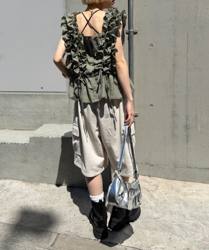 w closet Frilly sleeveless blouse - Image 23