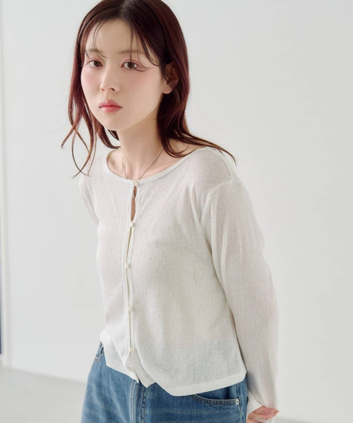 Kastane 水鑽針織Sheer Top - Image 15