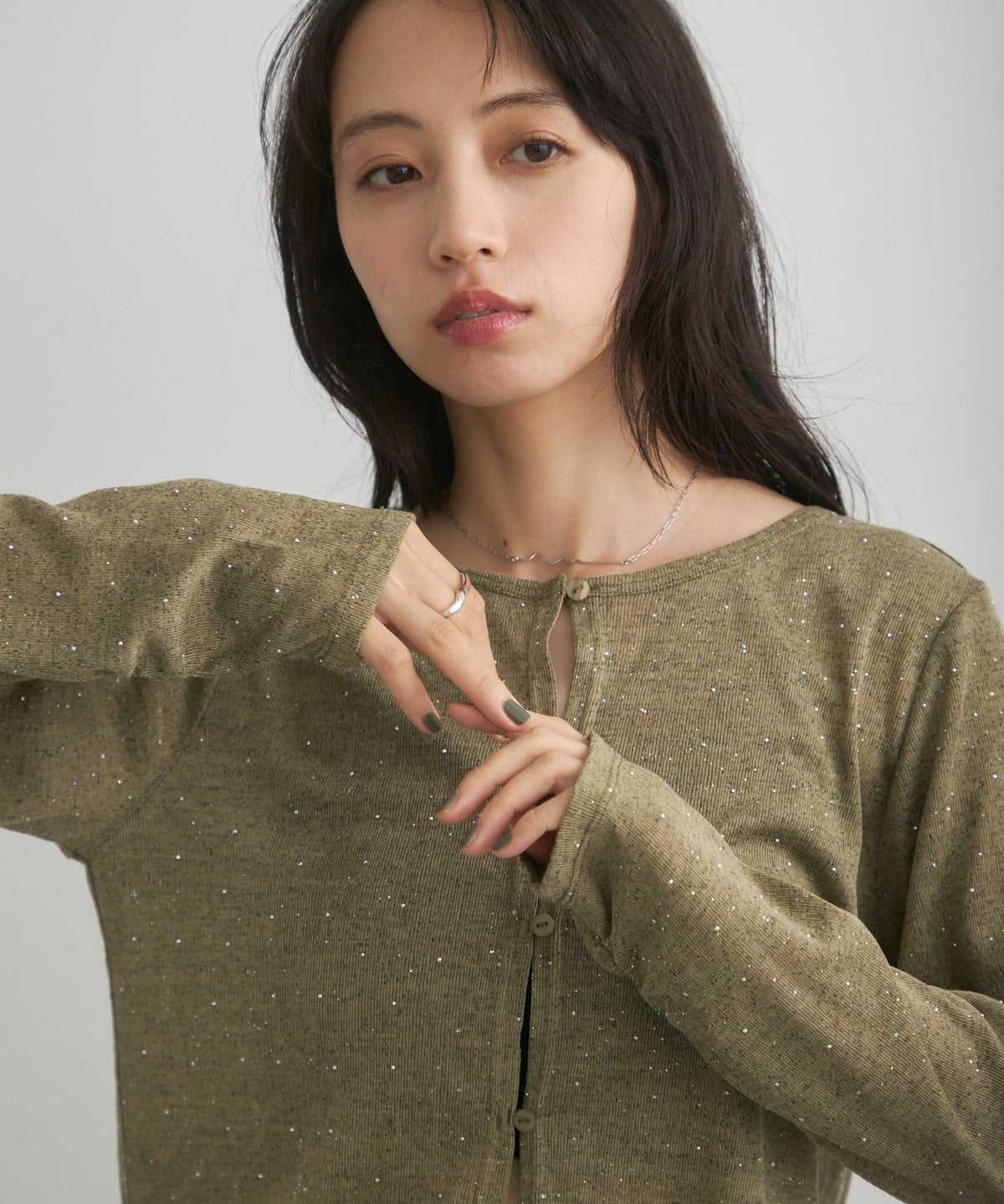Kastane 水鑽針織Sheer Top - Image 39