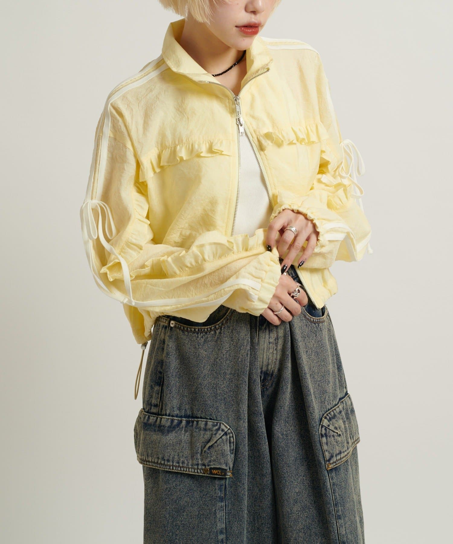 w closet frill line jacket - Image 4