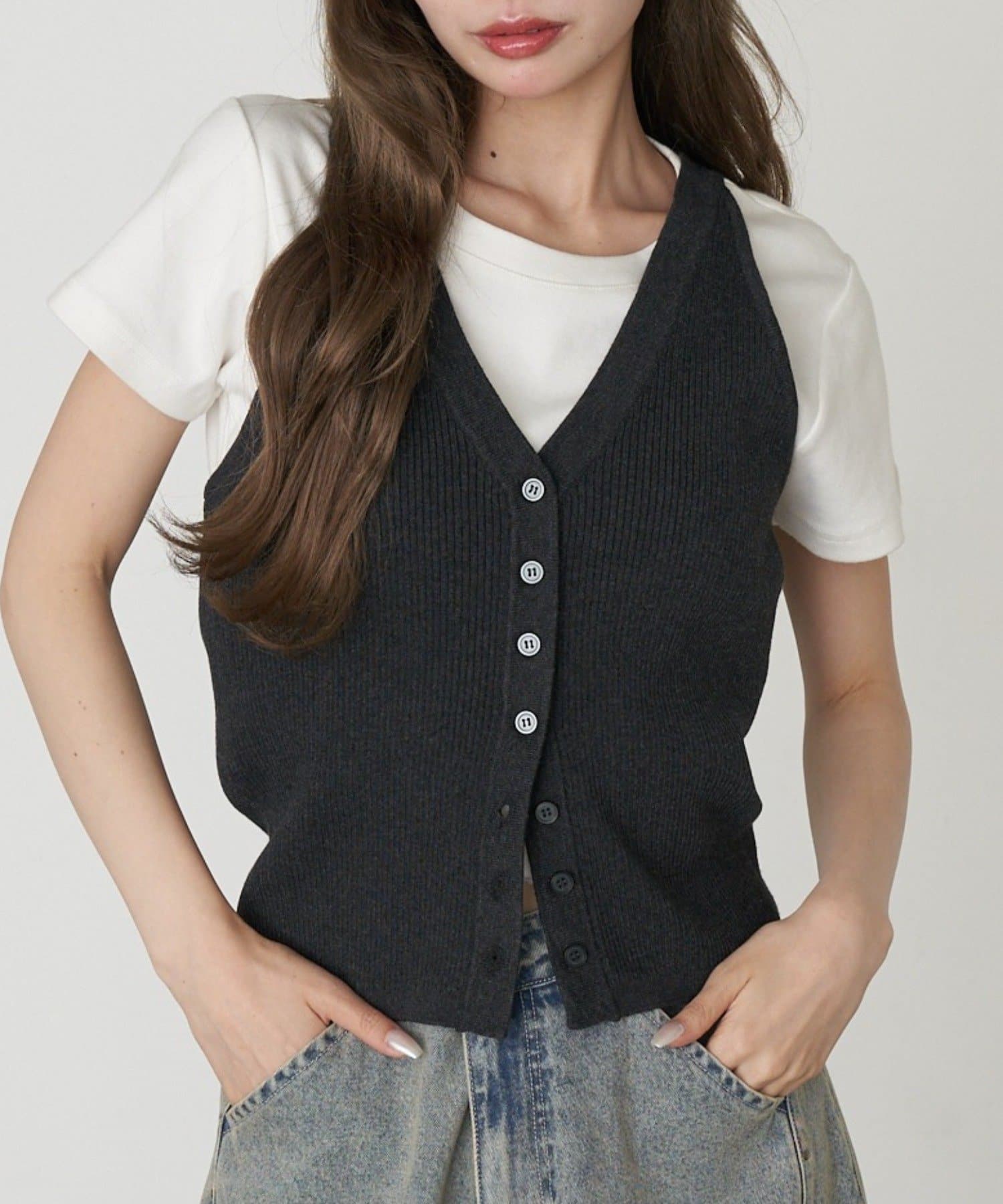 RAY CASSIN 羅紋 Vest - Image 18