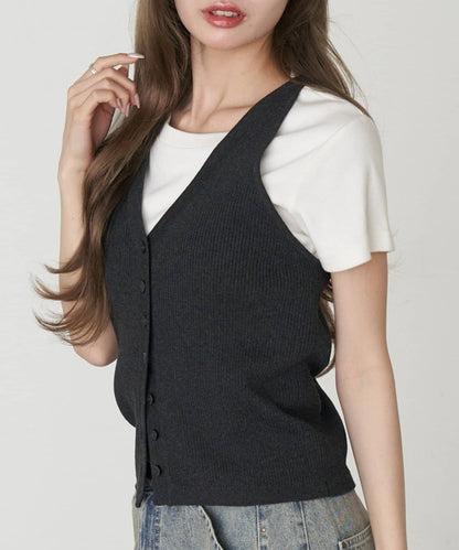 RAY CASSIN 羅紋 Vest - Image 19