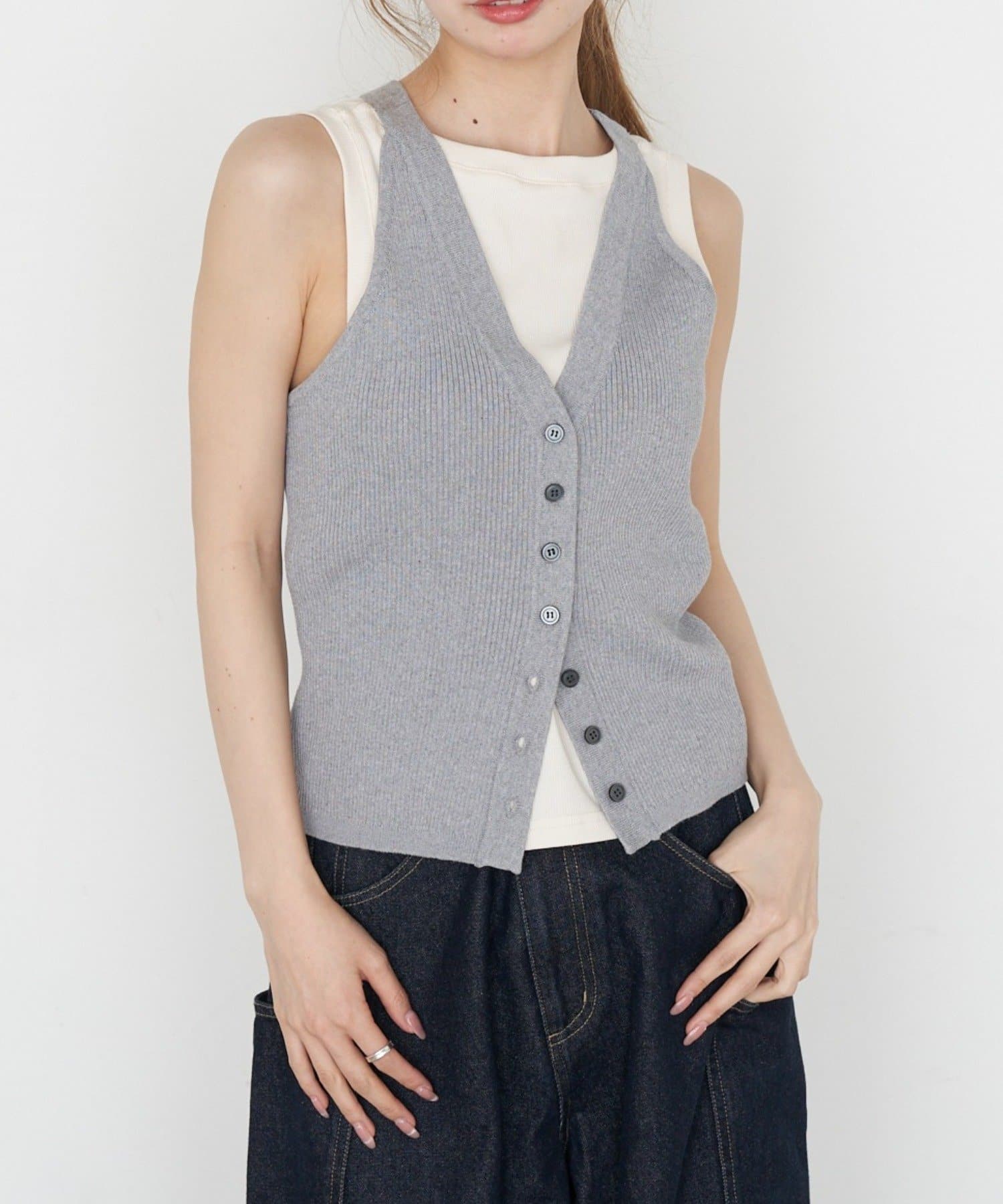 RAY CASSIN 羅紋 Vest - Image 41