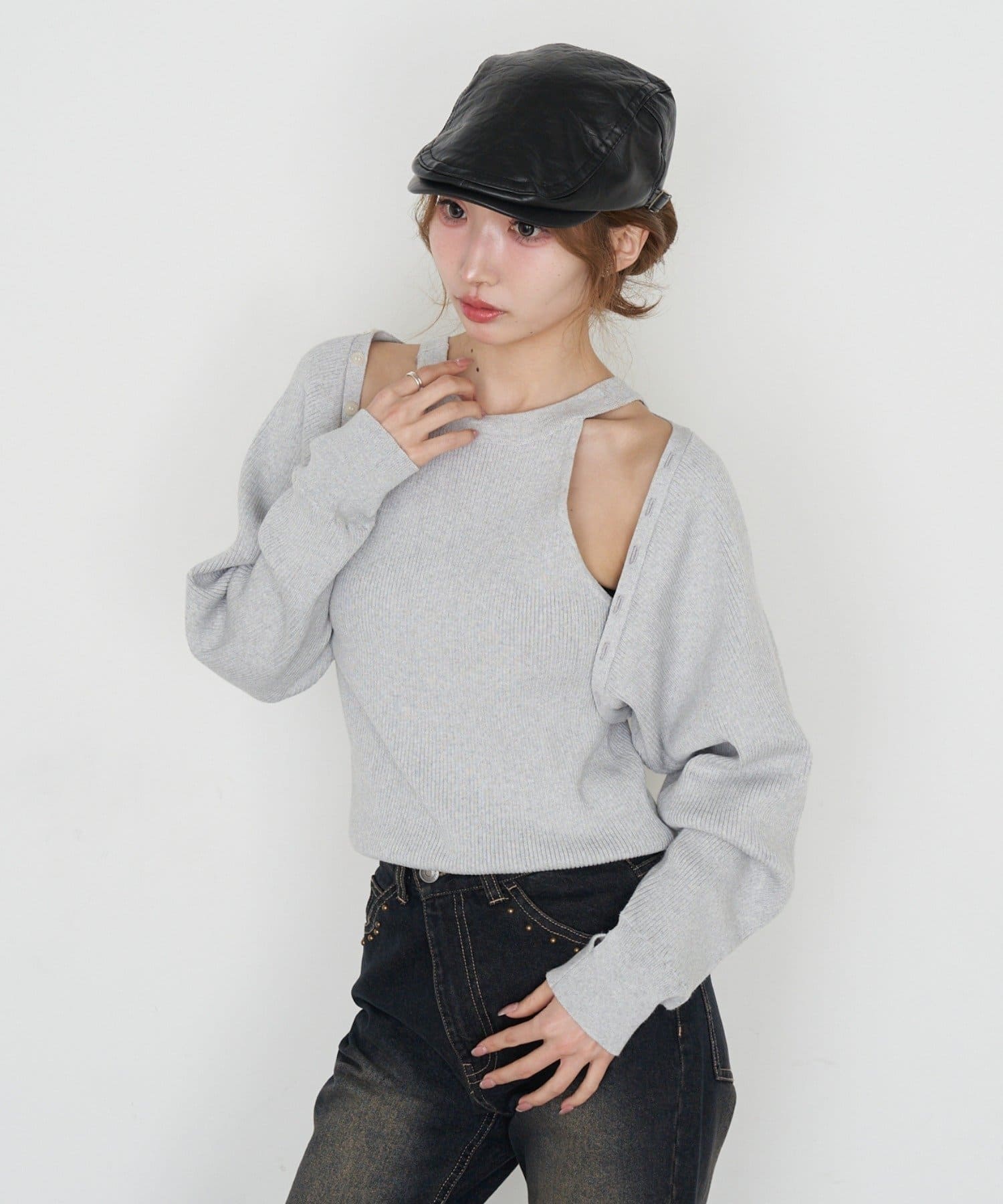 RAY CASSIN 羅紋 Vest - Image 12