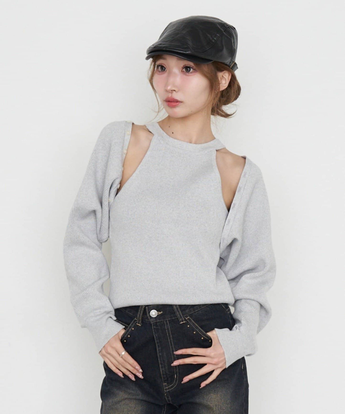 RAY CASSIN 羅紋 Vest - Image 3