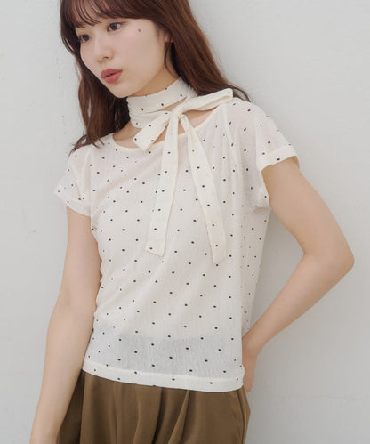 umm. By Discaot 波點Top with choker - Image 2