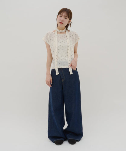 umm. By Discaot 波點Top with choker - Image 21