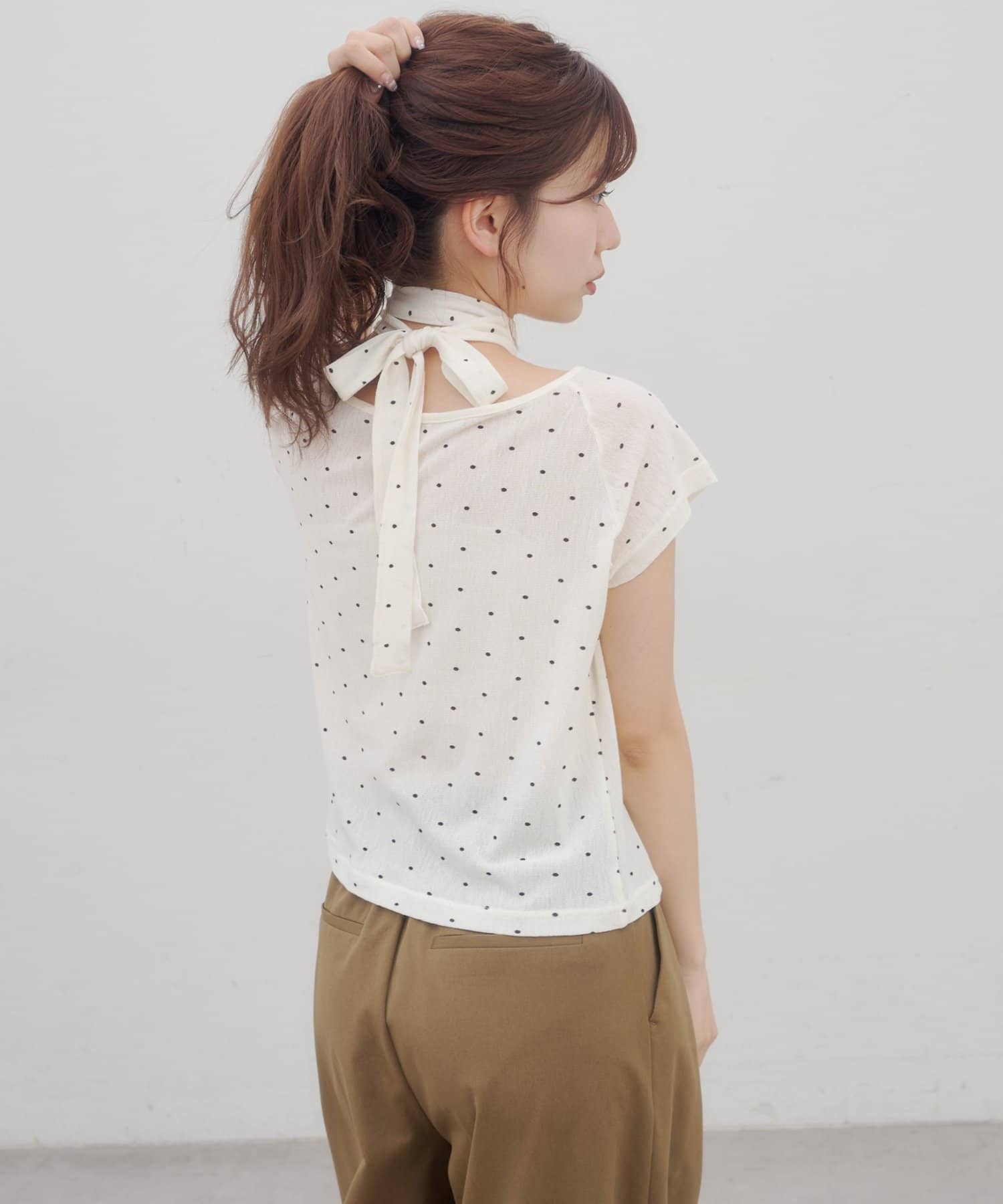 umm. By Discaot 波點Top with choker - Image 8