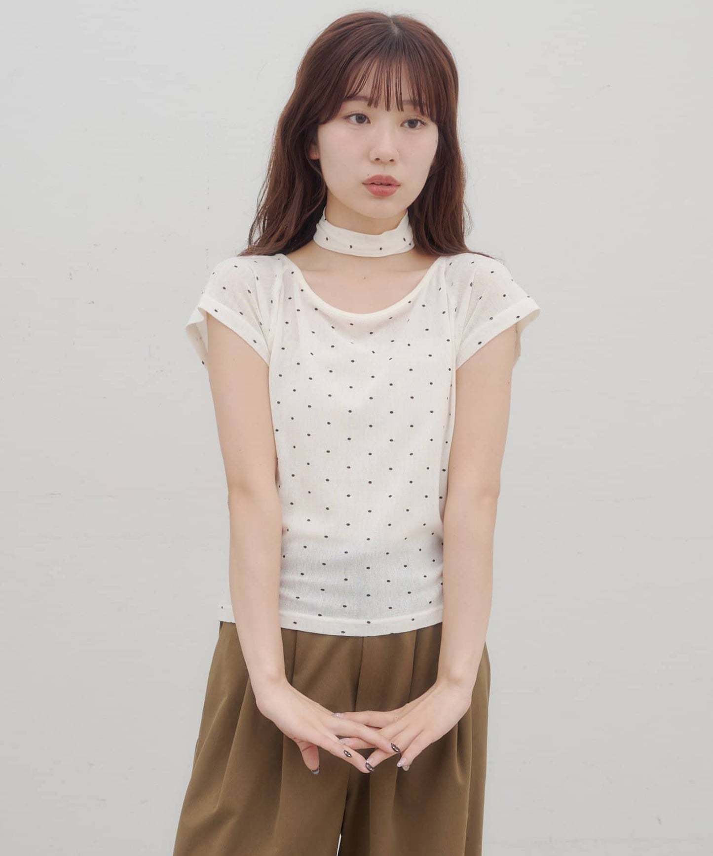 umm. By Discaot 波點Top with choker - Image 11