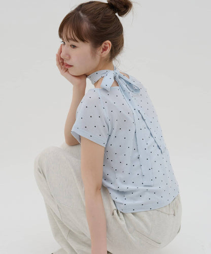 umm. By Discaot 波點Top with choker - Image 5