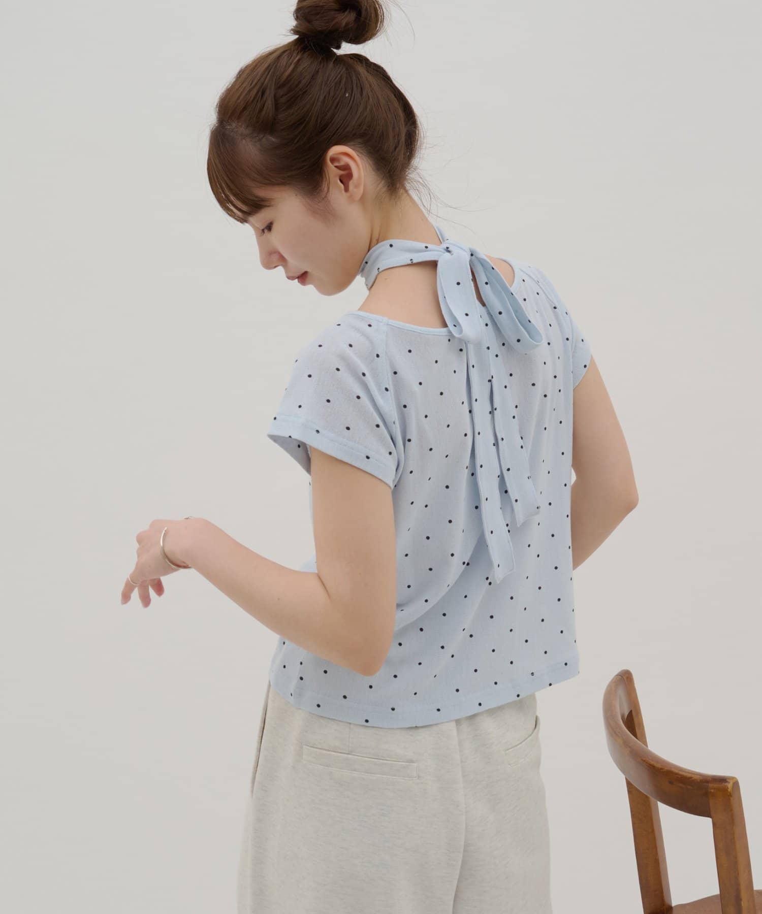 umm. By Discaot 波點Top with choker - Image 26
