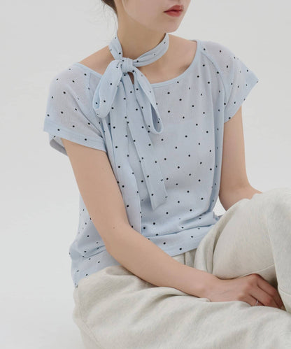 umm. By Discaot 波點Top with choker - Image 27