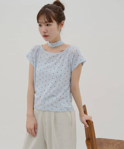 umm. By Discaot 波點Top with choker - Image 30