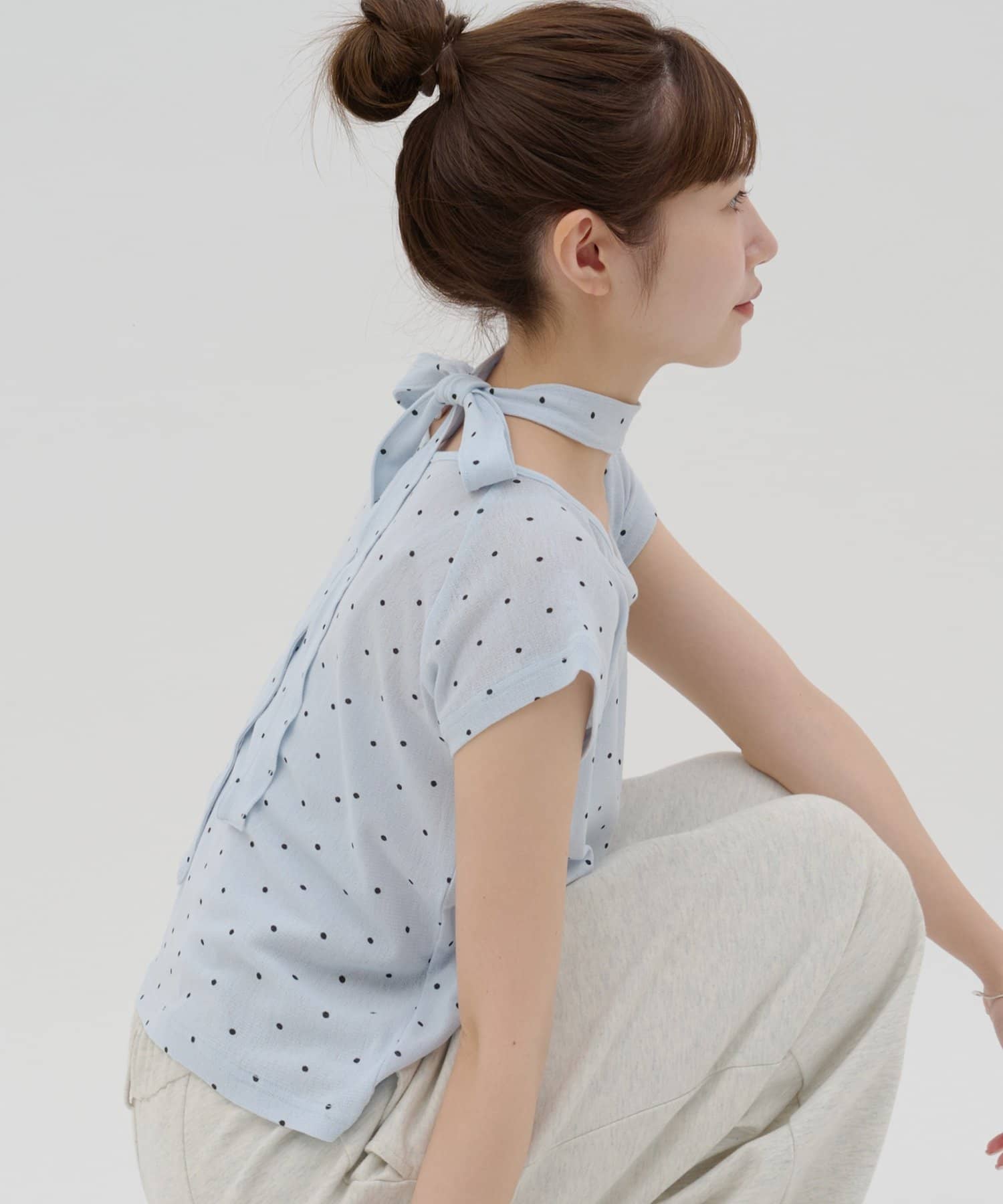 umm. By Discaot 波點Top with choker - Image 31
