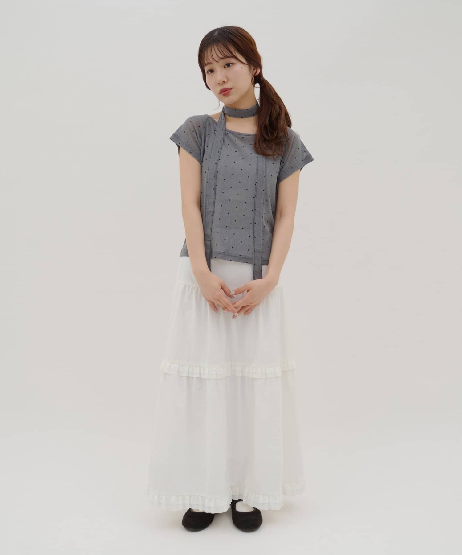 umm. By Discaot 波點Top with choker - Image 35
