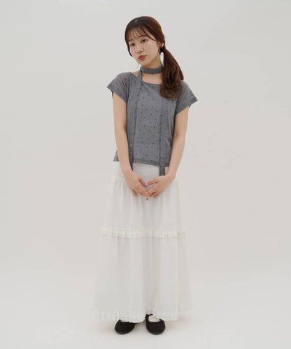 umm. By Discaot 波點Top with choker - Image 35