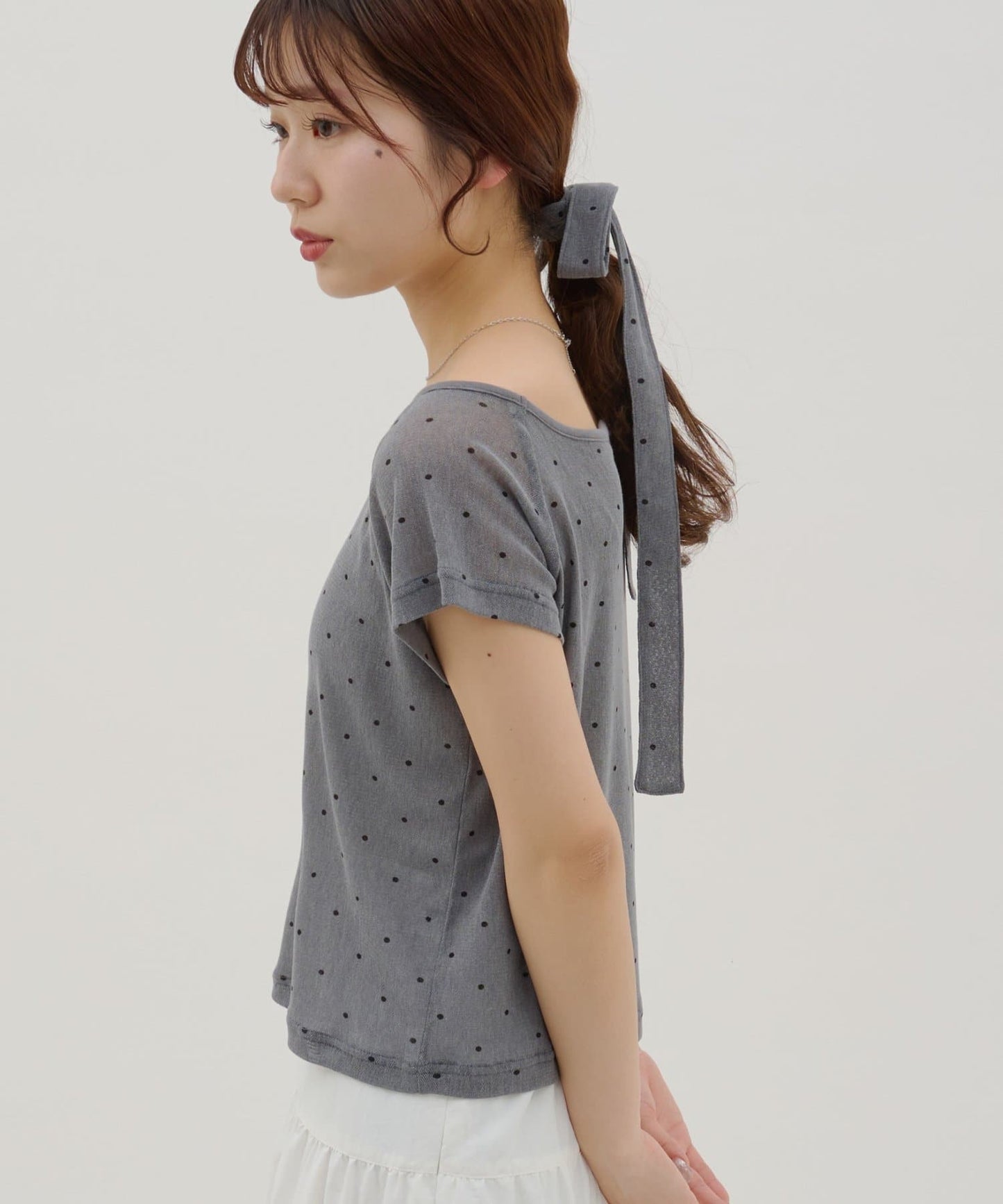 umm. By Discaot 波點Top with choker - Image 37