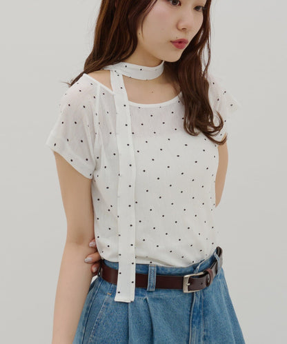 umm. By Discaot 波點Top with choker - Image 40