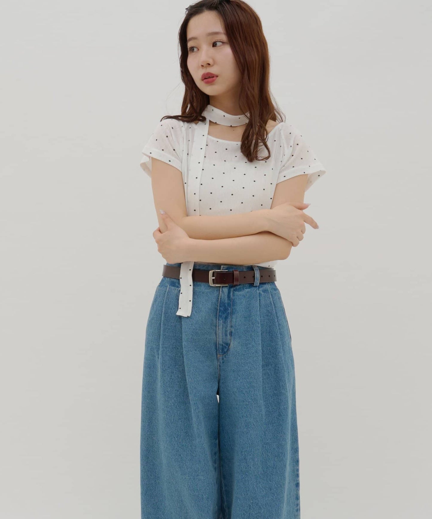 umm. By Discaot 波點Top with choker - Image 41