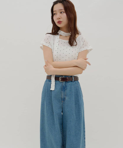 umm. By Discaot 波點Top with choker - Image 41