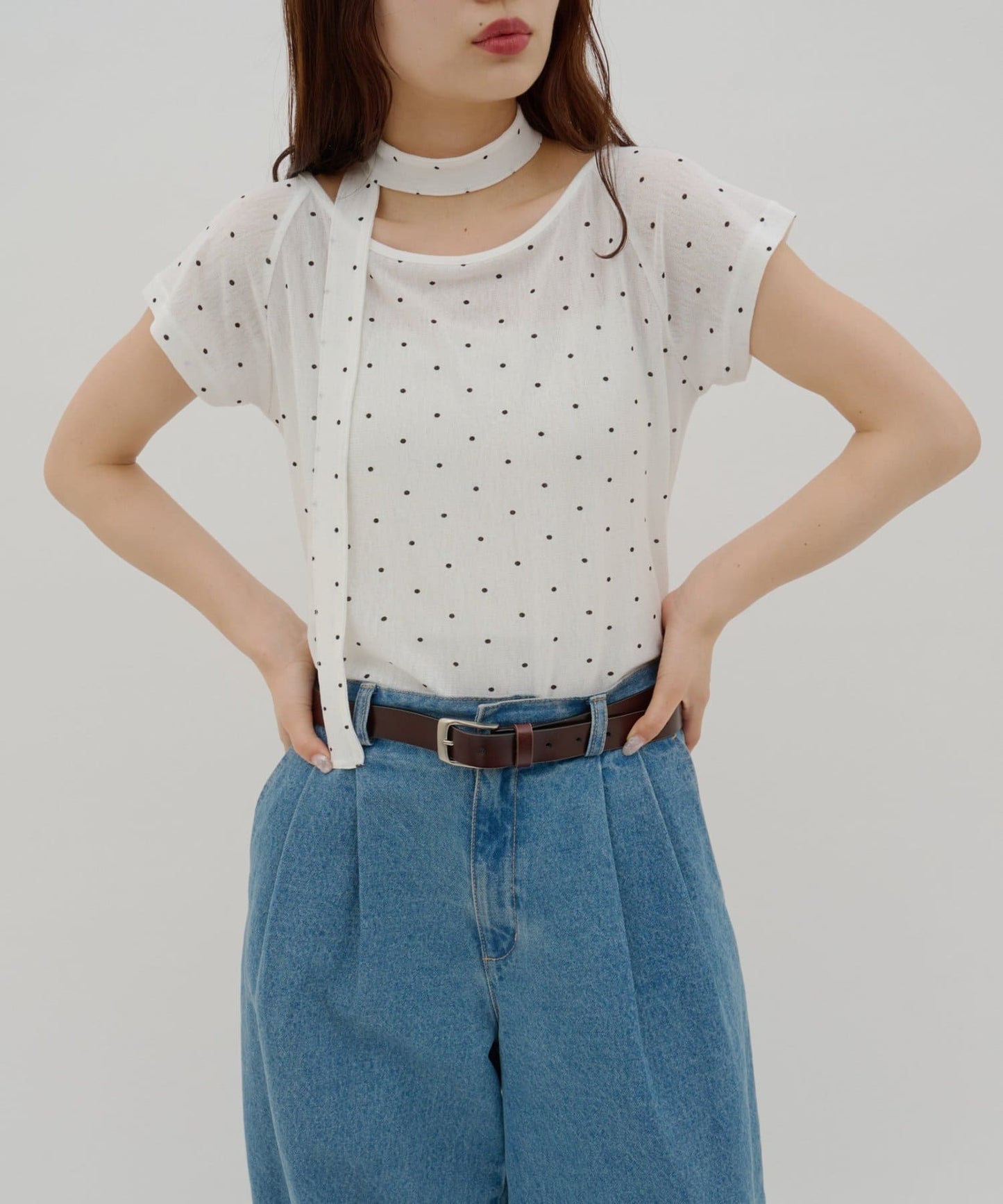 umm. By Discaot 波點Top with choker - Image 42
