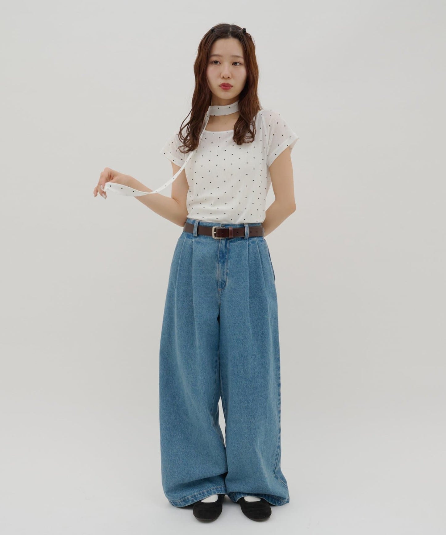 umm. By Discaot 波點Top with choker - Image 44