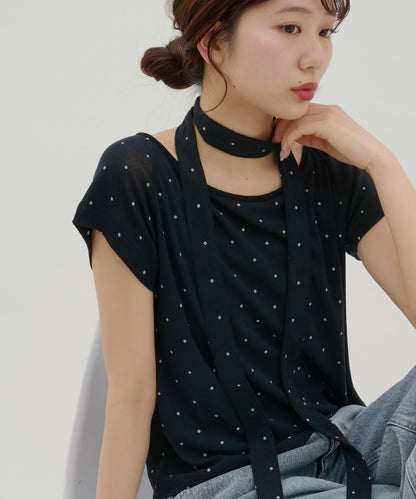 umm. By Discaot 波點Top with choker - Image 3