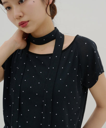 umm. By Discaot 波點Top with choker - Image 53