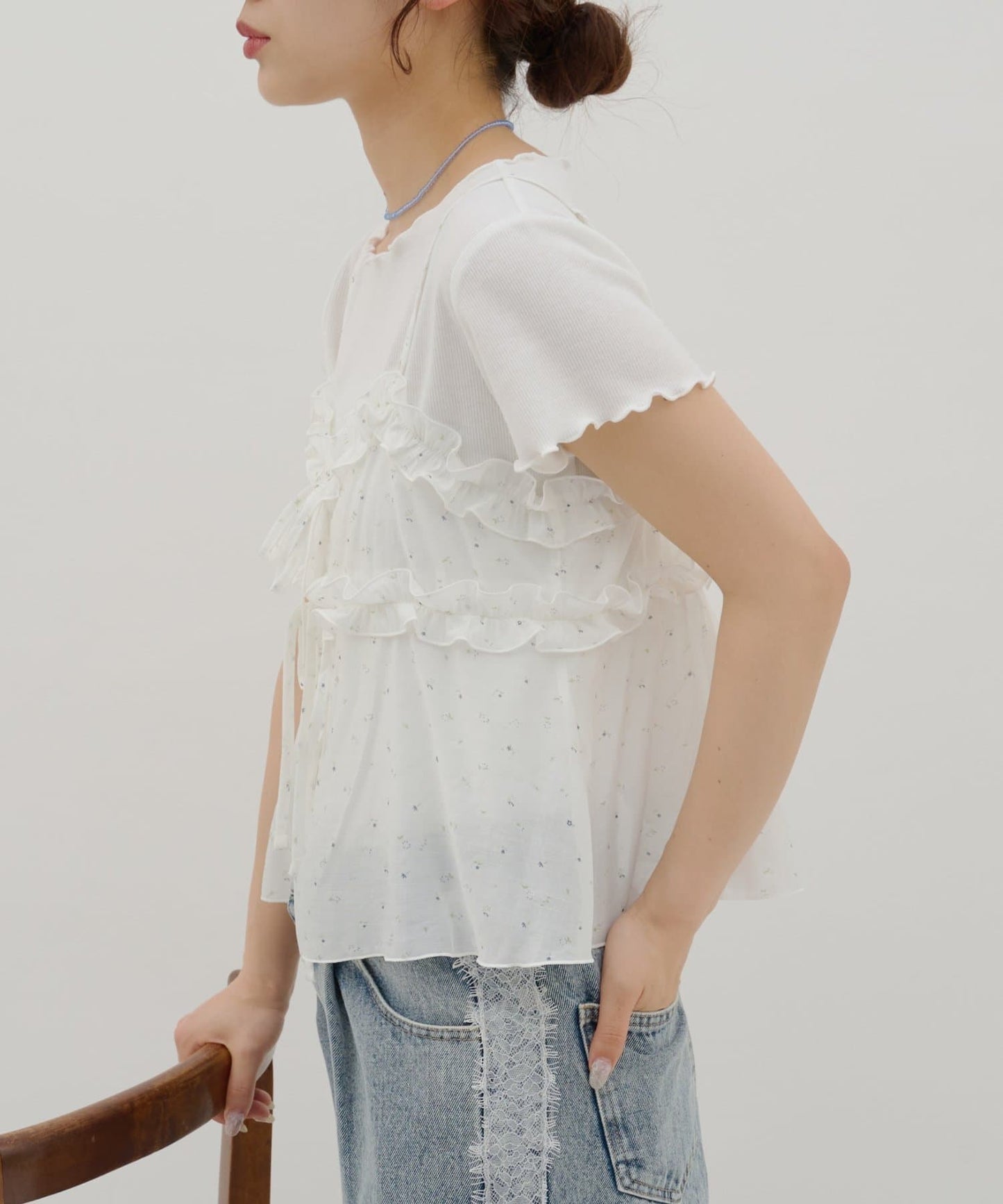 umm. By Discoat 小花花吊帶背心 ＋ Tee - Image 7