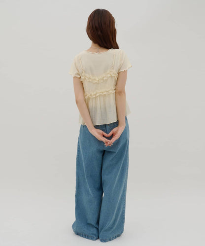 umm. By Discoat 小花花吊帶背心 ＋ Tee - Image 15