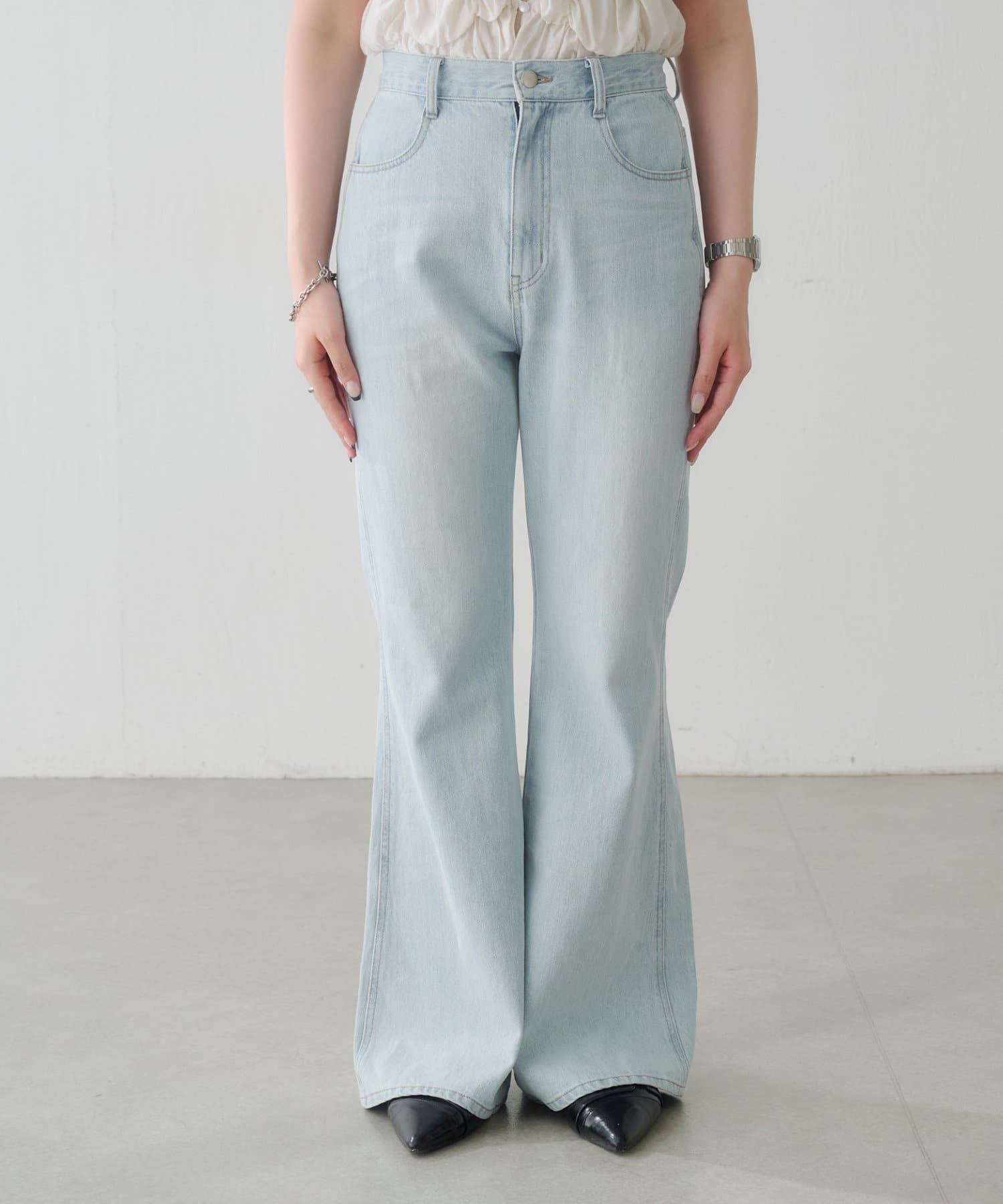 Kastane flared denim pants - Image 49