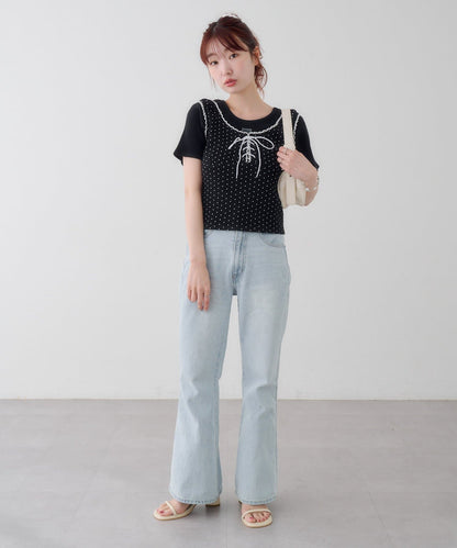 Kastane flared denim pants - Image 58