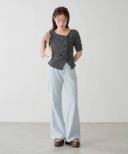 Kastane flared denim pants - Image 65