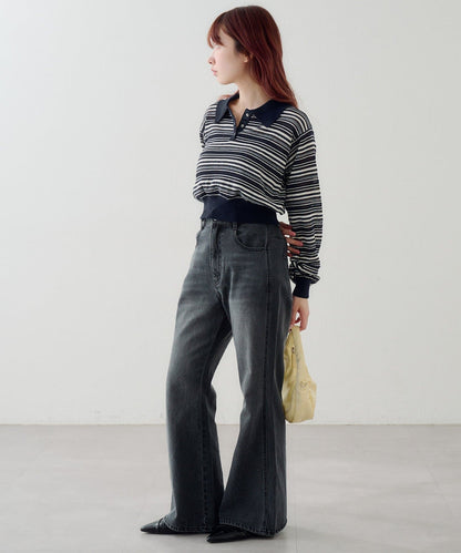 Kastane flared denim pants - Image 91