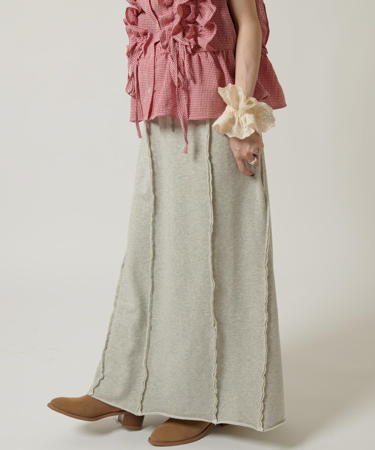 w closet 流線長版運動半裙 - Image 4