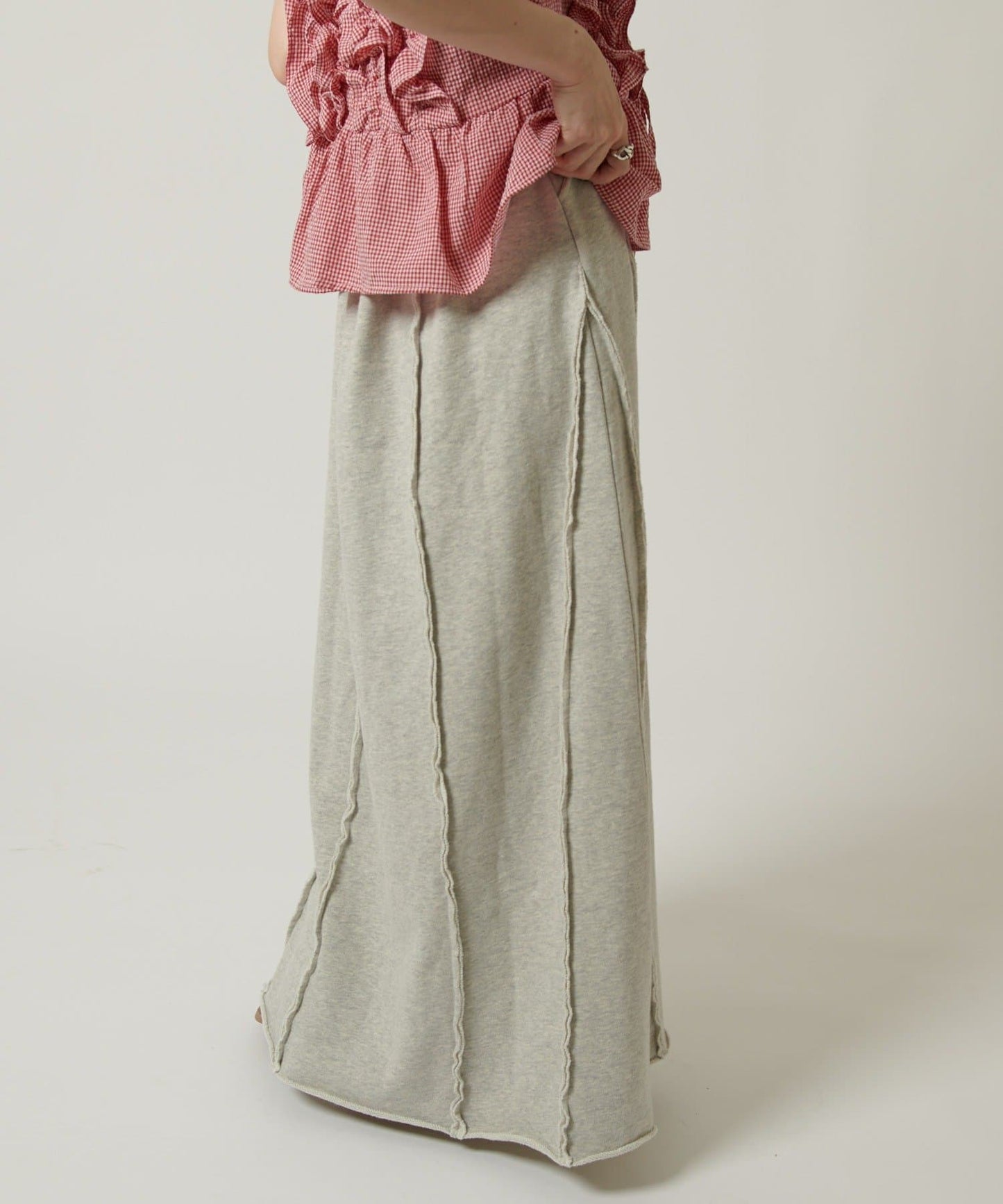 w closet 流線長版運動半裙 - Image 5