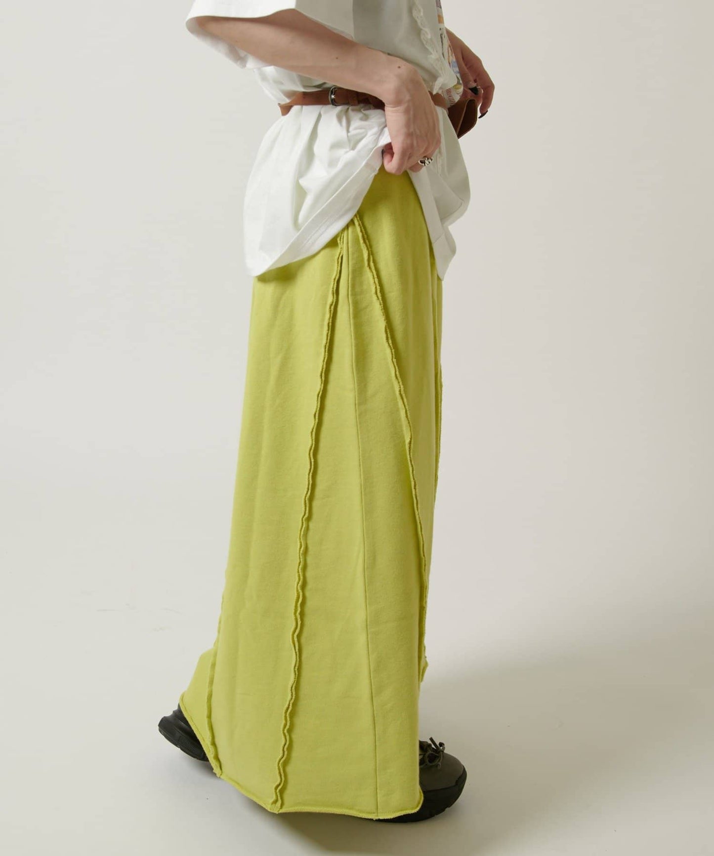 w closet 流線長版運動半裙 - Image 14