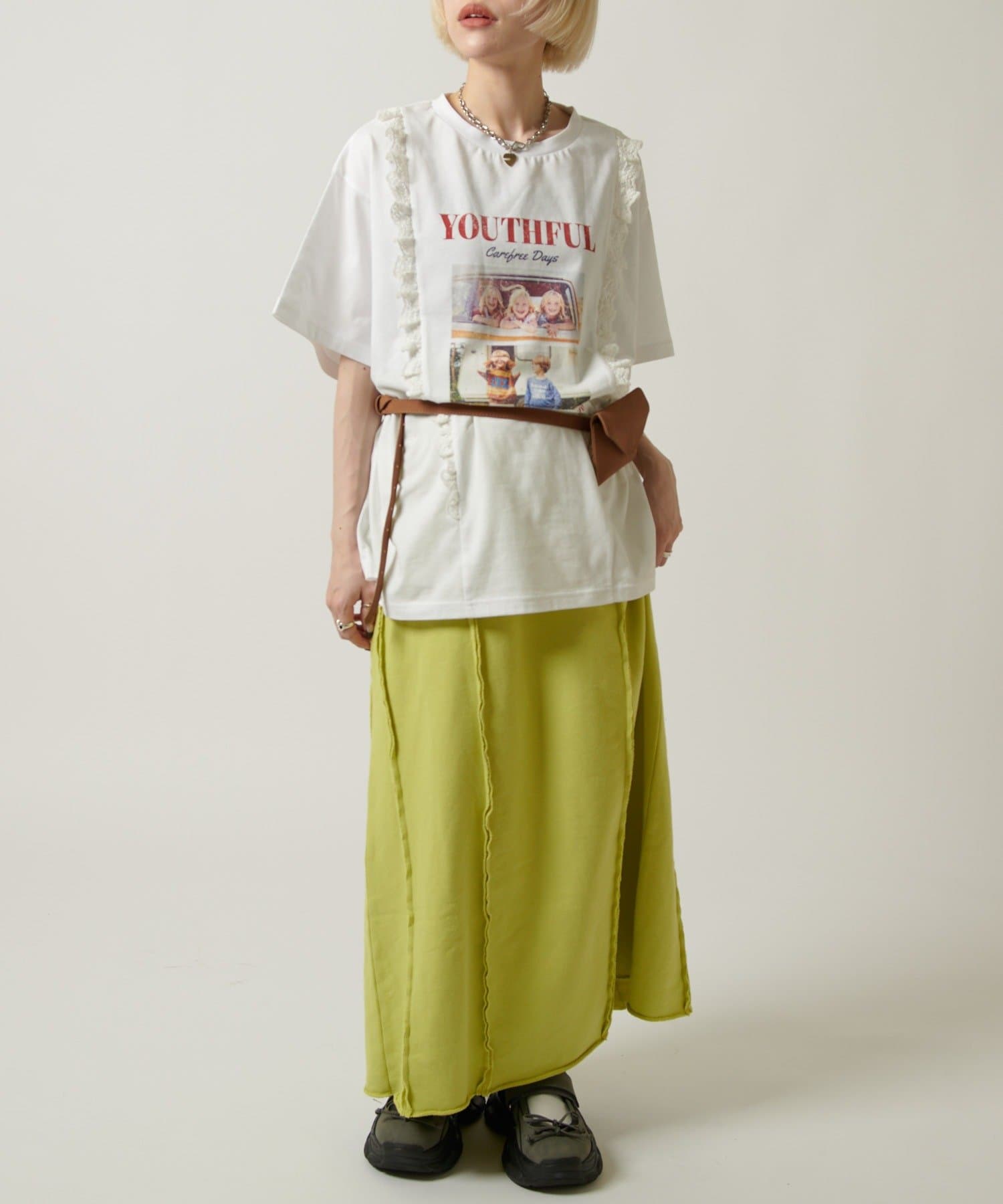 w closet 流線長版運動半裙 - Image 16