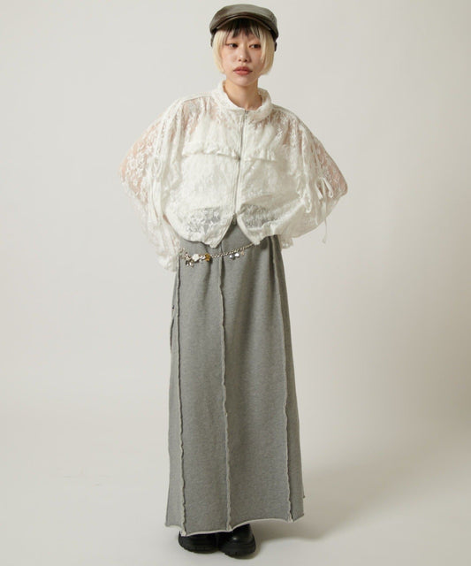 w closet 流線長版運動半裙 - Image 1