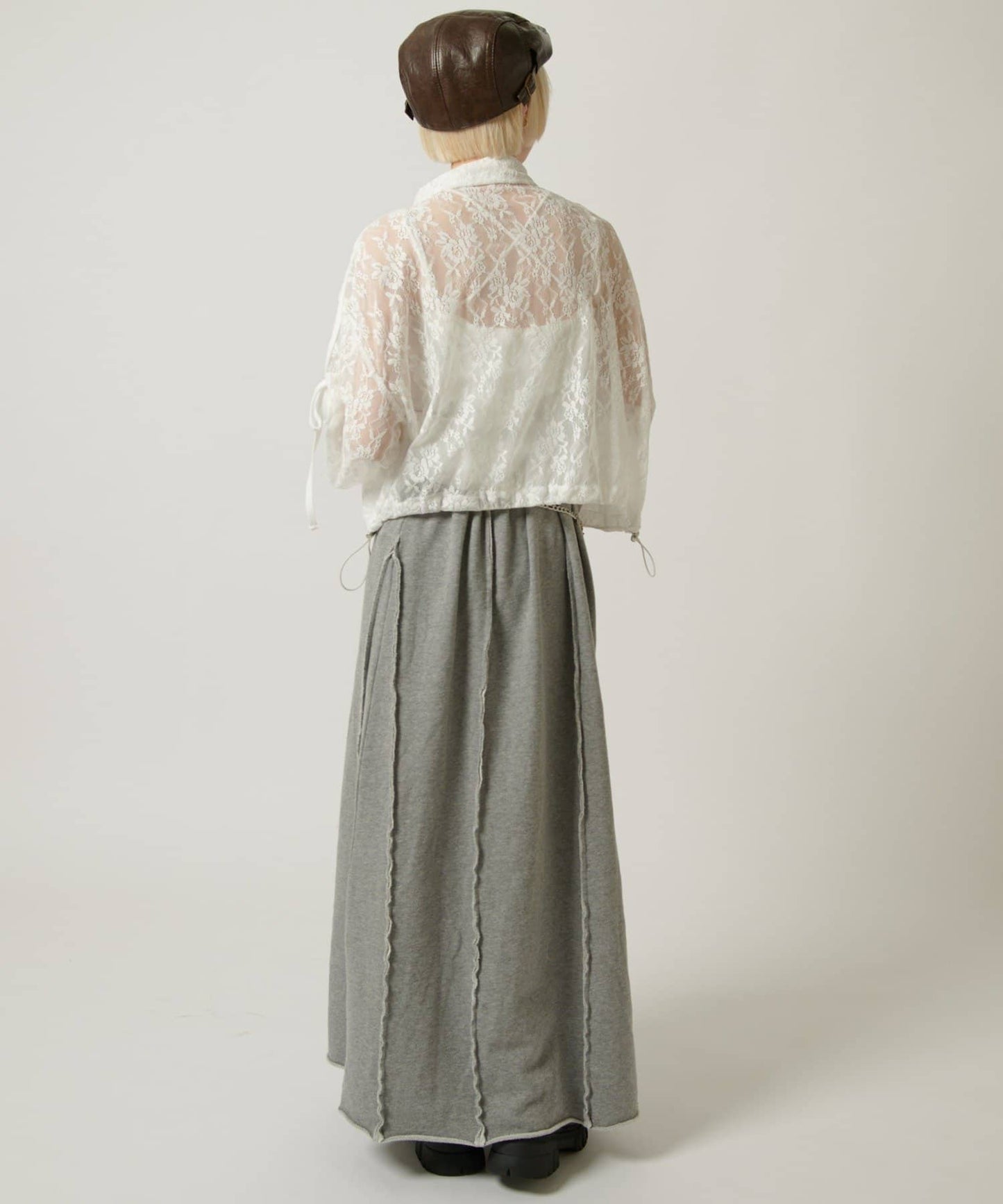 w closet 流線長版運動半裙 - Image 30