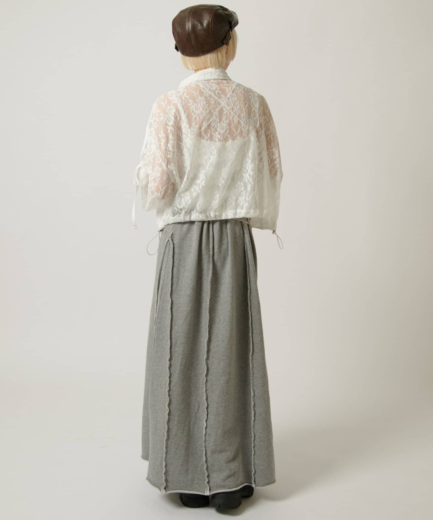 w closet 流線長版運動半裙 - Image 30