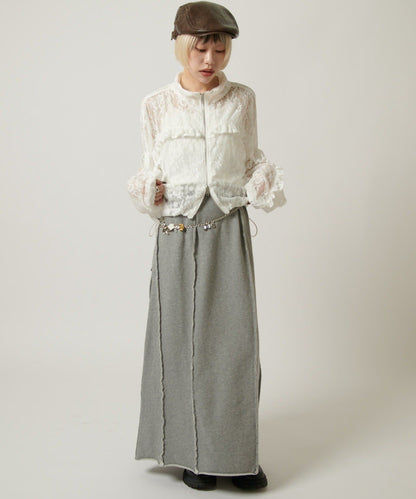 w closet 流線長版運動半裙 - Image 28